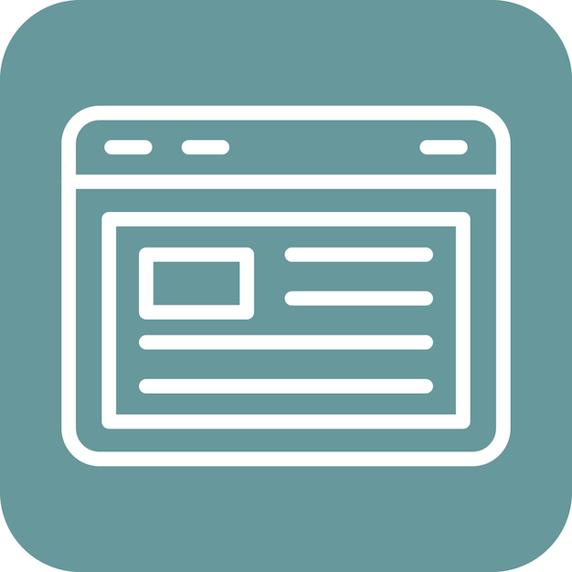 Diseño vectorial Estilo del icono del blogger