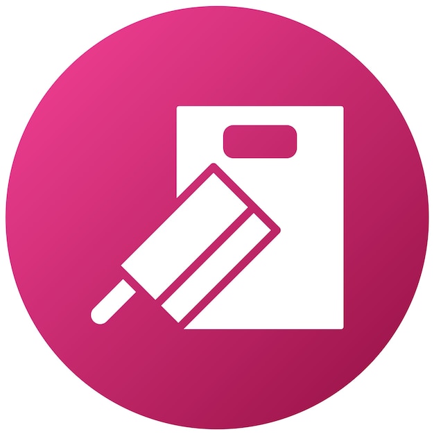 Diseño vectorial Estilo de icono de bloque de carnicero