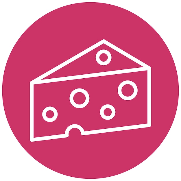 Diseño vectorial estilo de icono de Blue Cheese Bliss
