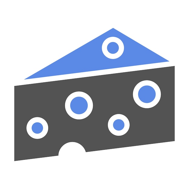 Diseño vectorial estilo de icono de Blue Cheese Bliss