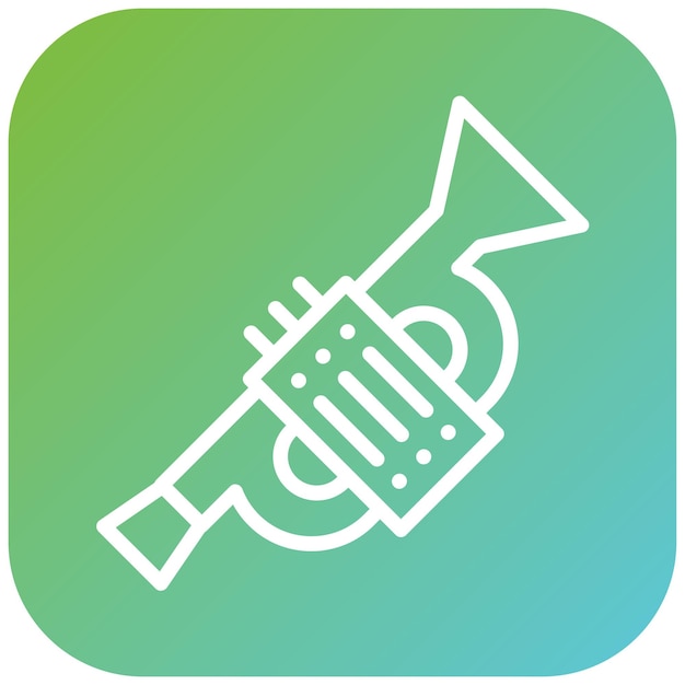 Diseño vectorial de estilo de icono de blues