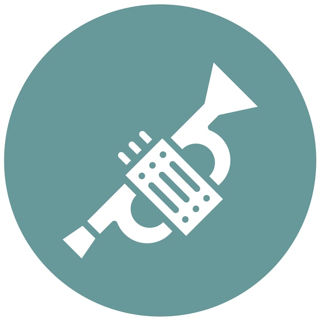 Diseño vectorial de estilo de icono de blues