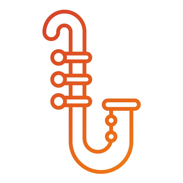 Diseño vectorial de estilo de icono de blues