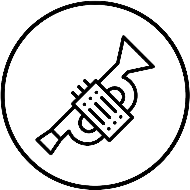 Diseño vectorial de estilo de icono de blues