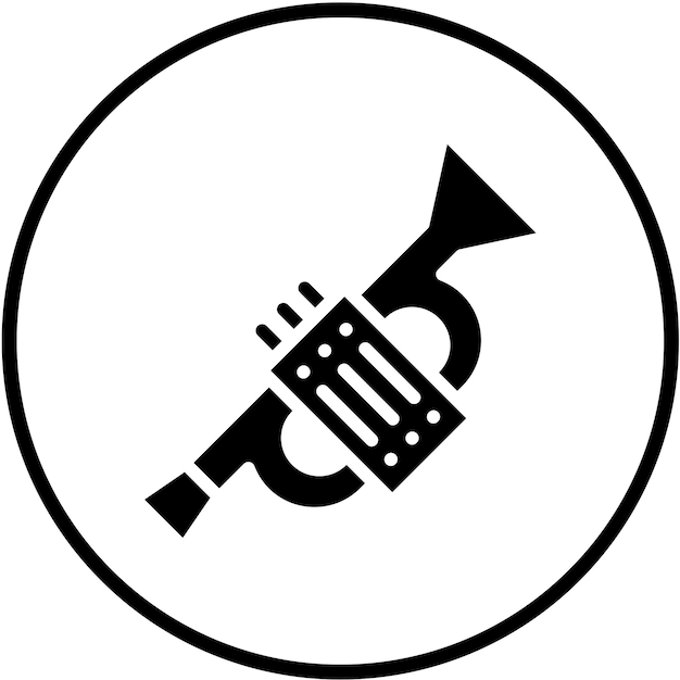 Diseño vectorial de estilo de icono de blues
