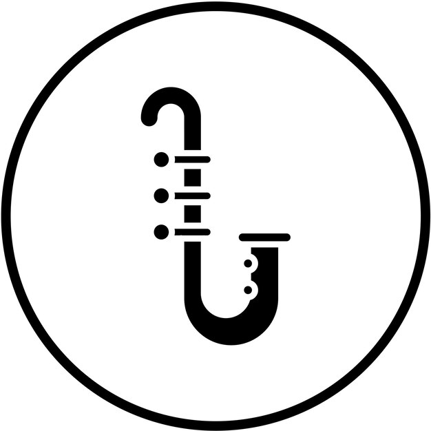 Diseño vectorial de estilo de icono de blues