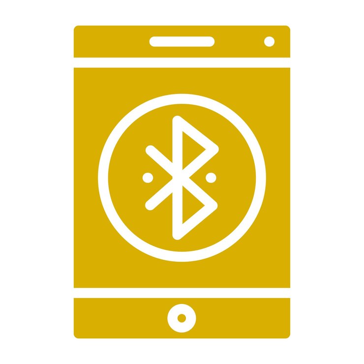 Vector diseño vectorial del estilo del icono bluetooth