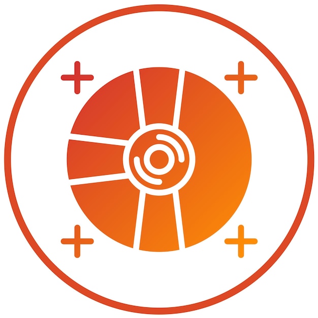 Diseño vectorial Estilo del icono de Bluray