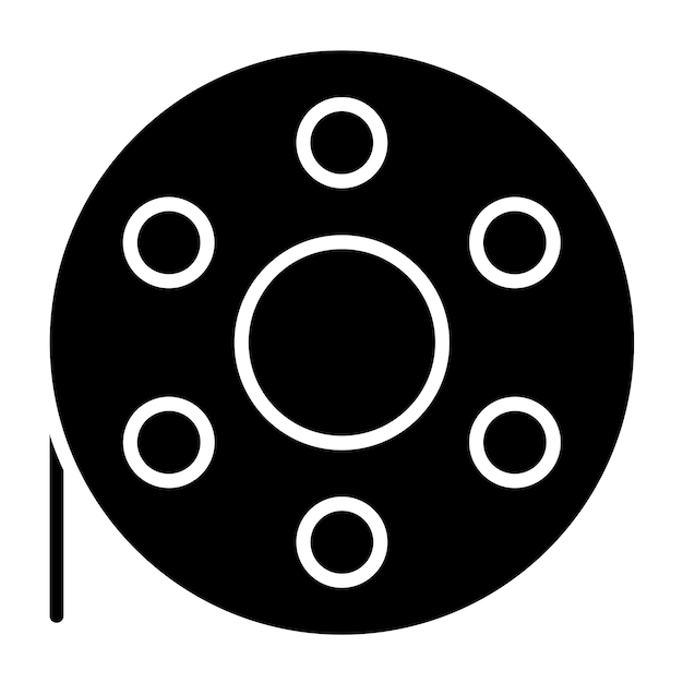 Diseño vectorial Estilo de icono de Bobbin