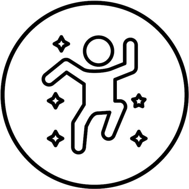 Diseño vectorial Estilo de icono de Boisterous Bliss