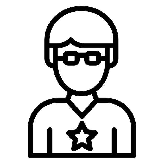 Diseño vectorial Estilo del icono de la bola de cañón humana
