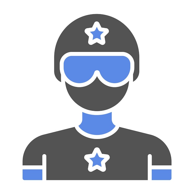 Diseño vectorial Estilo del icono de la bola de cañón humana