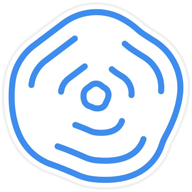 Diseño vectorial Estilo del icono de bola de nieve