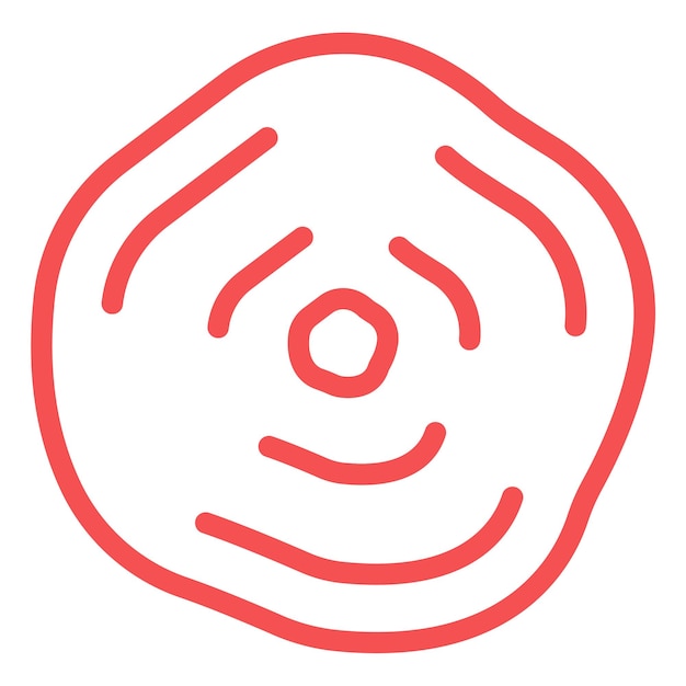 Diseño vectorial Estilo del icono de bola de nieve