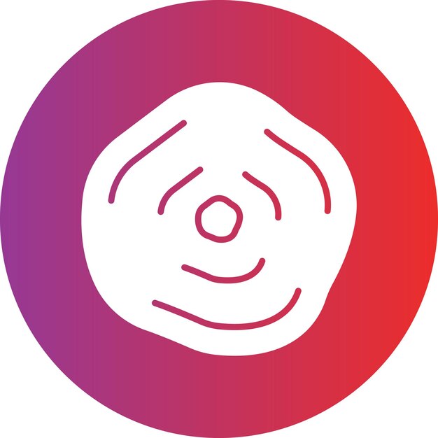 Diseño vectorial Estilo del icono de bola de nieve