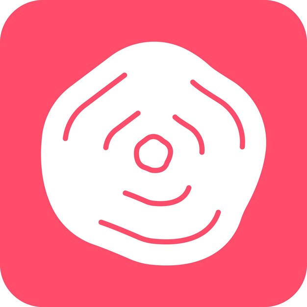 Diseño vectorial Estilo del icono de bola de nieve