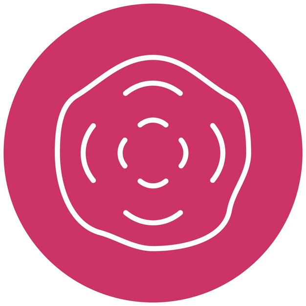 Diseño vectorial Estilo del icono de bola de nieve