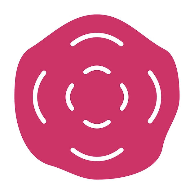 Diseño vectorial Estilo del icono de bola de nieve