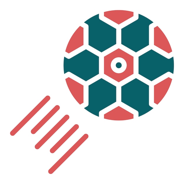 Diseño vectorial Estilo de icono de bola rápida