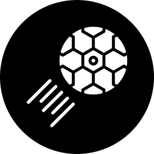Diseño vectorial Estilo de icono de bola rápida