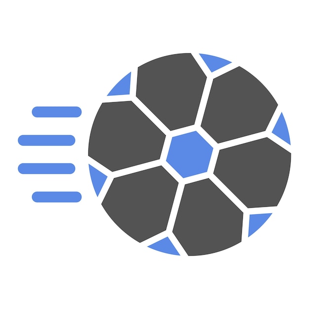 Diseño vectorial Estilo de icono de bola rápida
