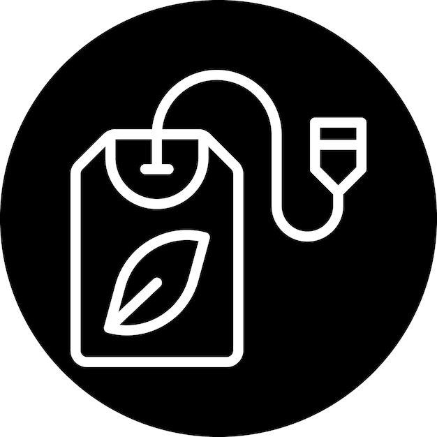Diseño vectorial del estilo del icono de la bolsa de hierbas
