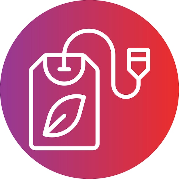 Diseño vectorial del estilo del icono de la bolsa de hierbas