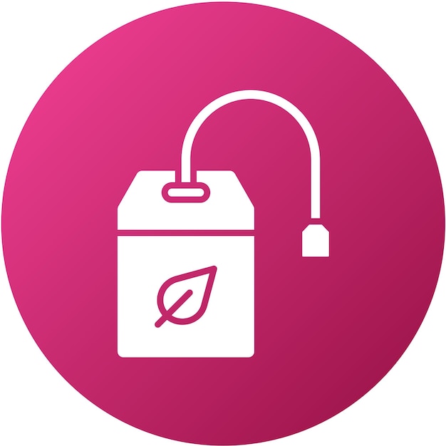 Diseño vectorial del estilo del icono de la bolsa de hierbas