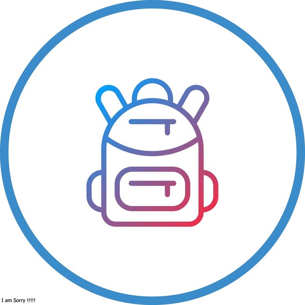 Diseño vectorial Estilo del icono de la bolsa