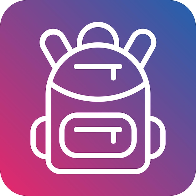 Diseño vectorial Estilo del icono de la bolsa