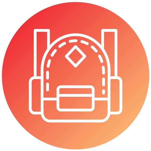 Diseño vectorial Estilo del icono de la bolsa