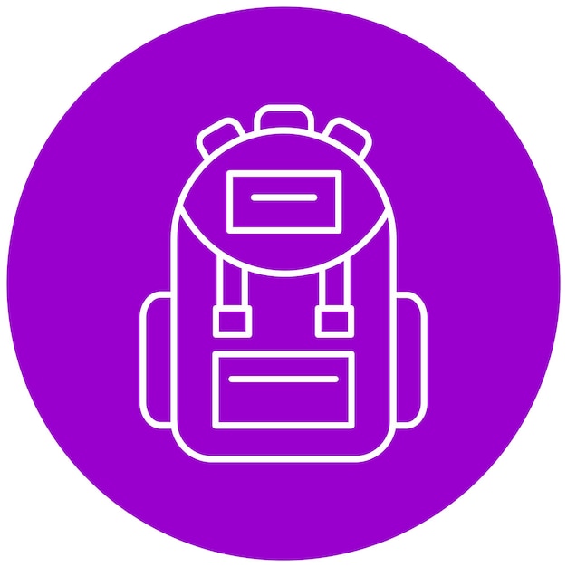 Diseño vectorial Estilo del icono de la bolsa