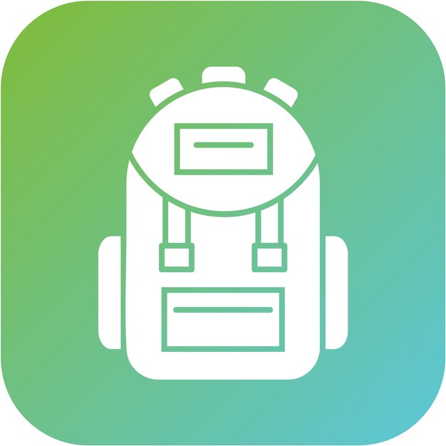 Diseño vectorial Estilo del icono de la bolsa