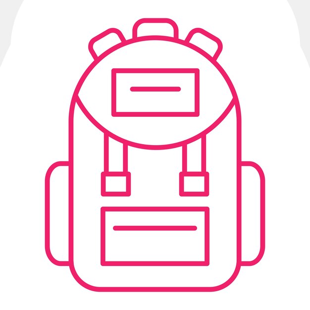 Diseño vectorial Estilo del icono de la bolsa