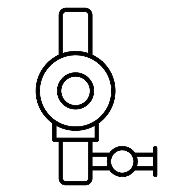 Diseño vectorial Estilo del icono de la bombilla de pipeta