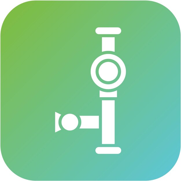Diseño vectorial Estilo del icono de la bombilla de pipeta