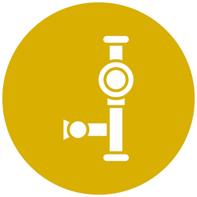 Diseño vectorial Estilo del icono de la bombilla de pipeta