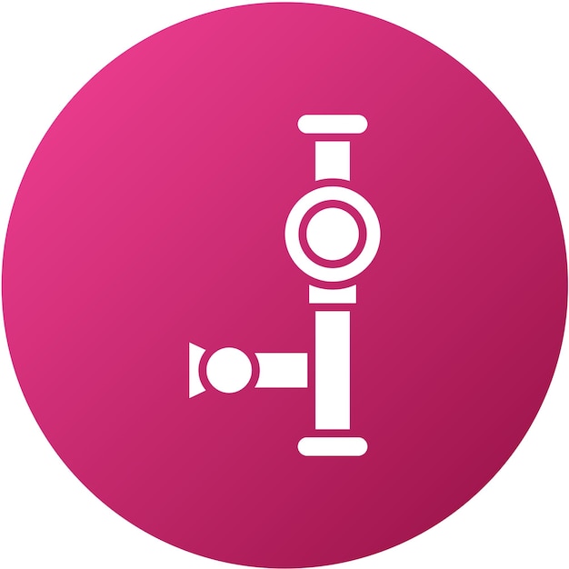 Diseño vectorial Estilo del icono de la bombilla de pipeta
