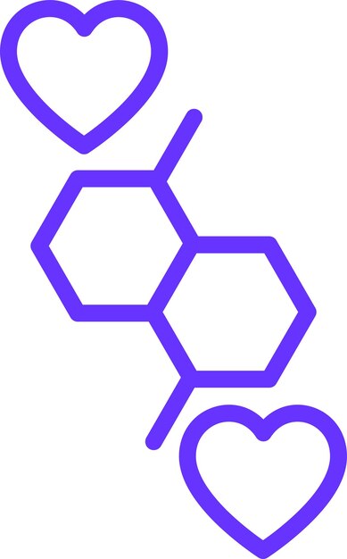 Diseño vectorial Estilo de icono de bonos hermosos