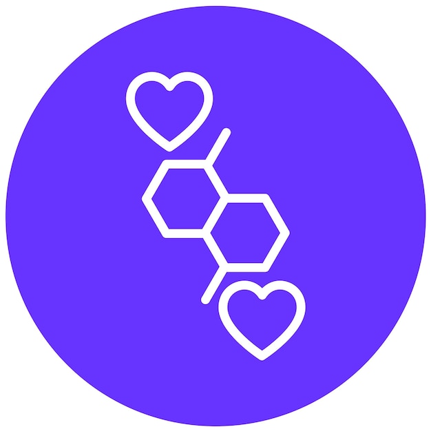 Diseño vectorial Estilo de icono de bonos hermosos