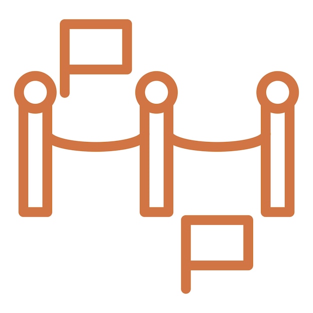 Diseño vectorial Estilo del icono del borde