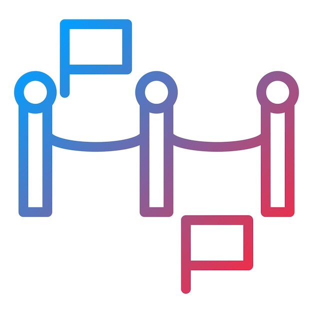 Diseño vectorial Estilo del icono del borde