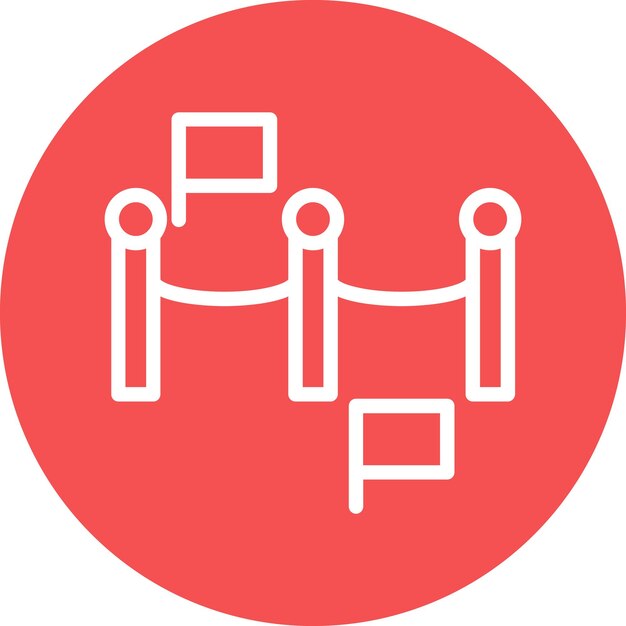 Diseño vectorial Estilo del icono del borde