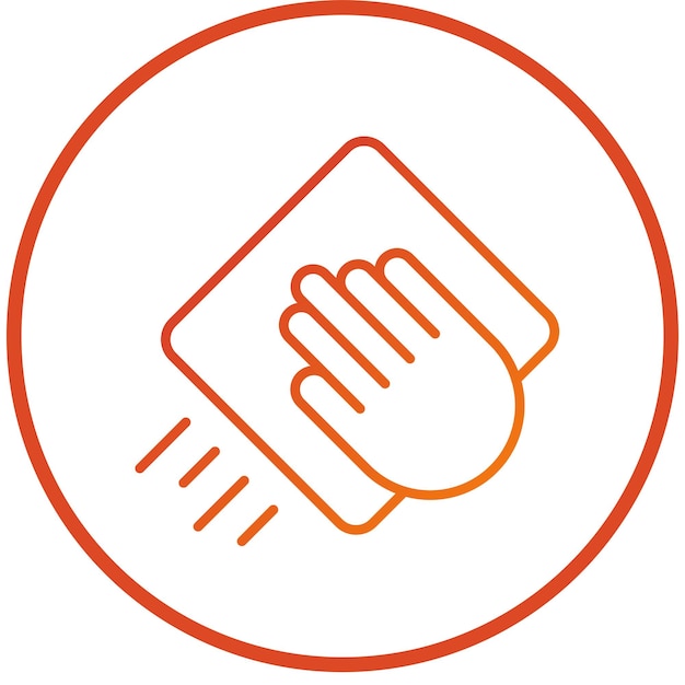 Diseño vectorial Estilo de icono de borrado