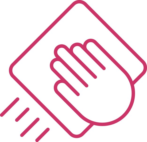 Diseño vectorial Estilo de icono de borrado