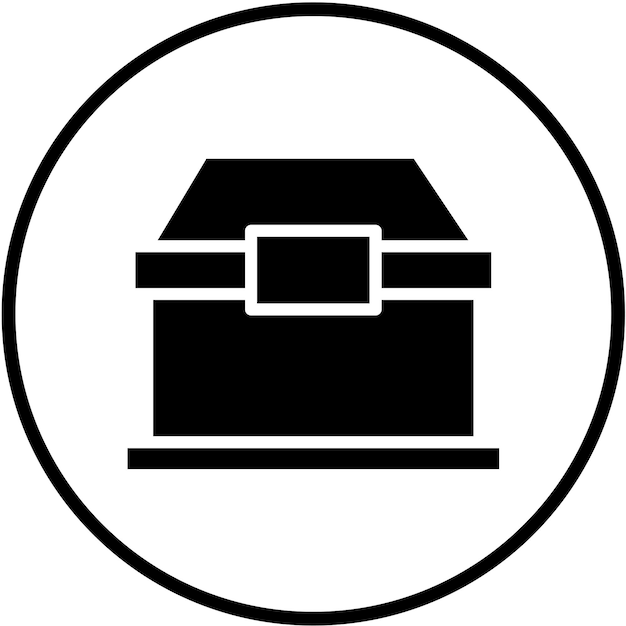 Diseño vectorial de estilo de icono de botín