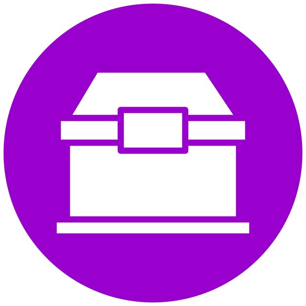 Diseño vectorial de estilo de icono de botín
