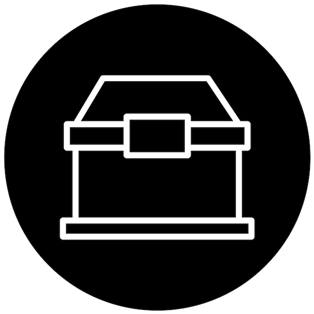 Diseño vectorial de estilo de icono de botín