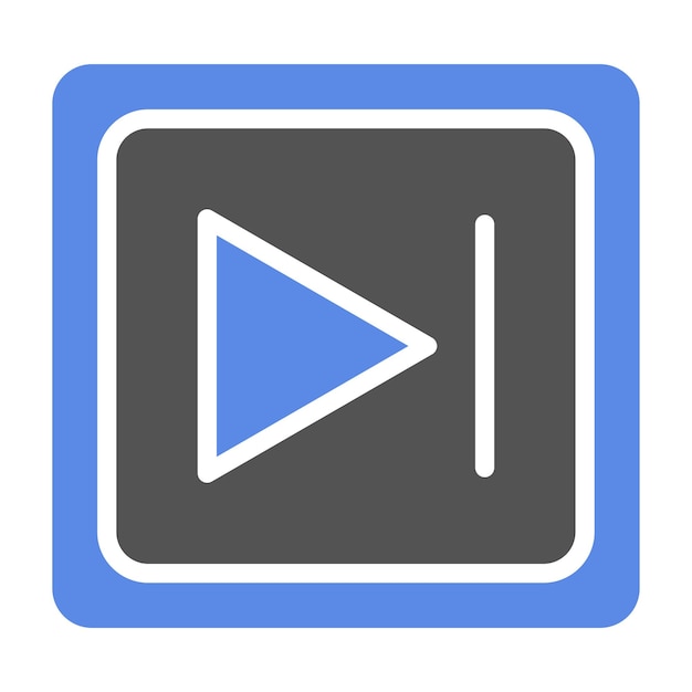 Diseño vectorial Estilo del icono del botón de inicio