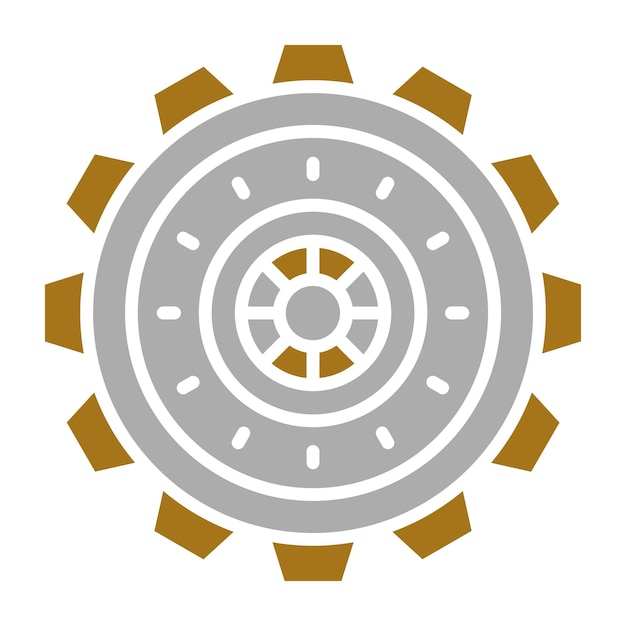 Diseño vectorial del estilo del icono de la bóveda del día del juicio final